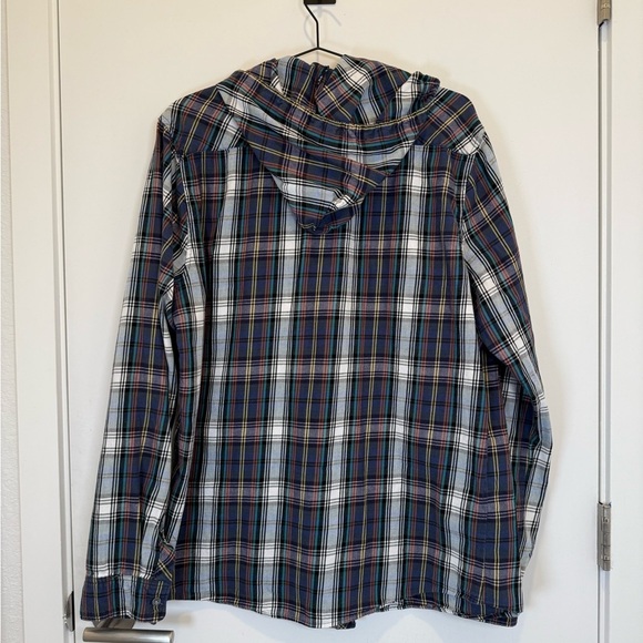 Lifetime Collective Plaid Flannel Hooded Shirt - Picture 4 of 5